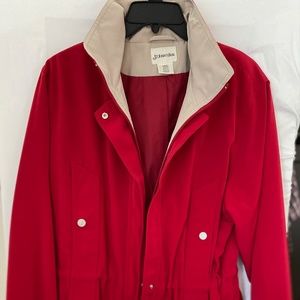 St John’s Bay Red all weather coat